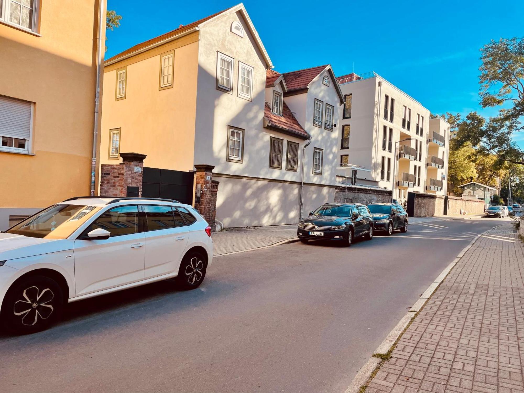 Ferienwohnungen Mey Haus Zum Rosenstock Érfurt Exterior foto